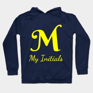 Letter M Letter Art Hoodie